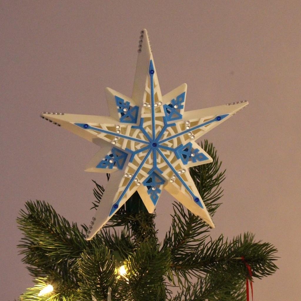Christmas Tree Star Topper [6Point] 3d model