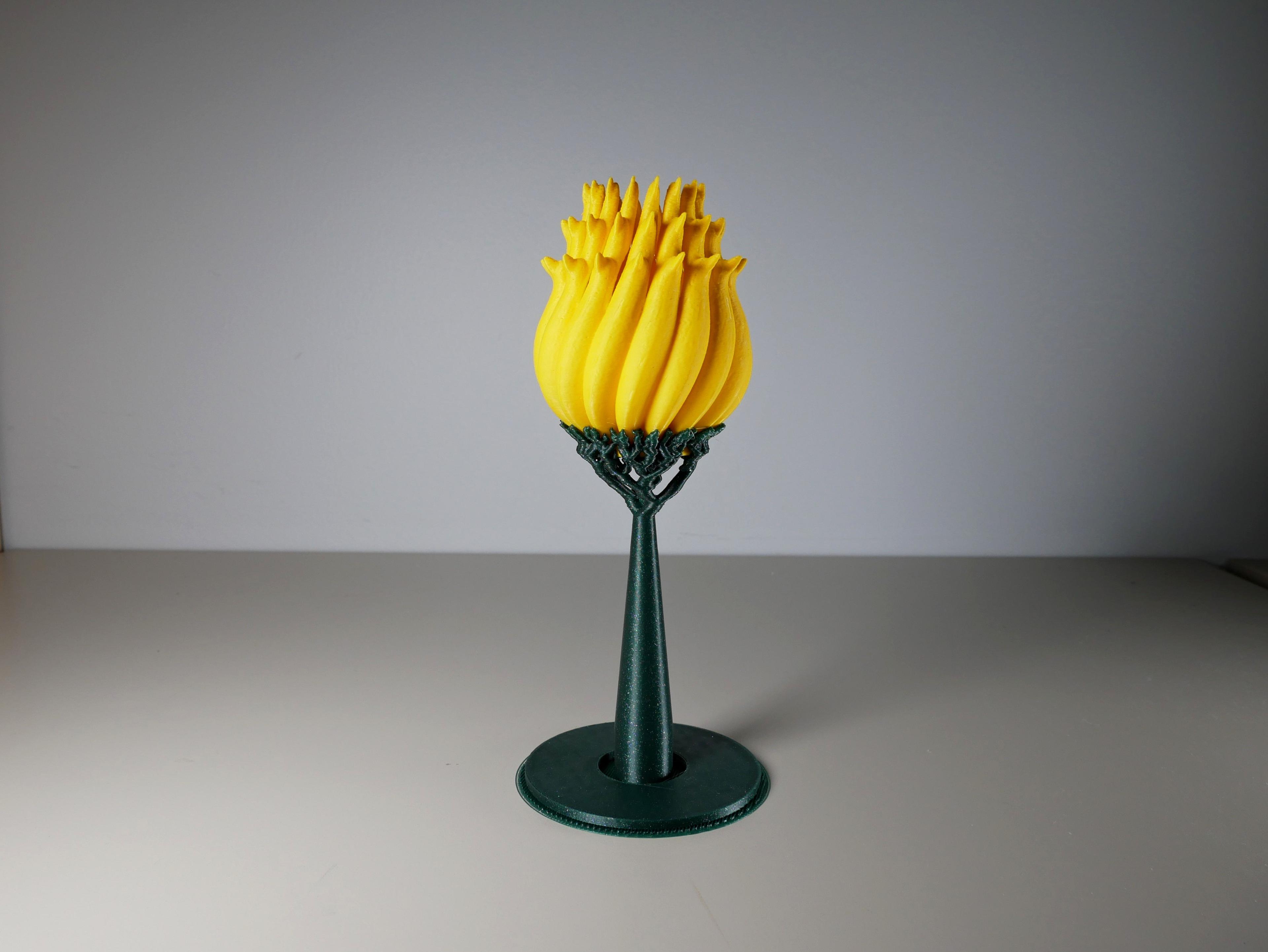 Single Flower Ornament 3d model