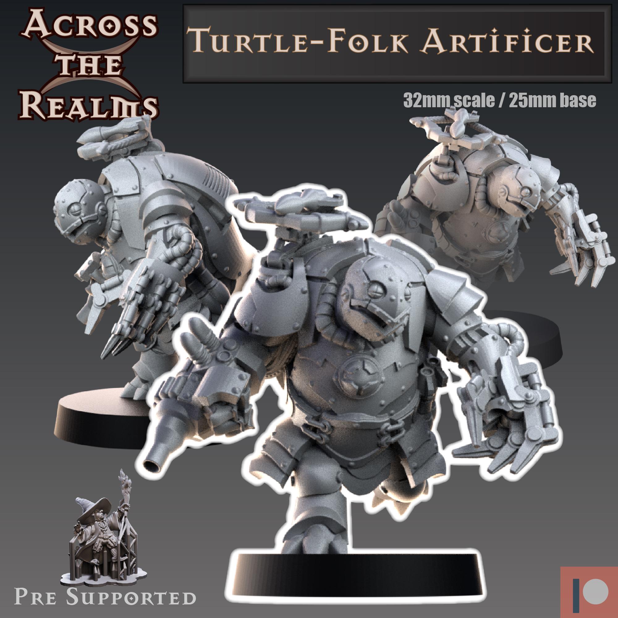 Turtle-folk Artificer 3d model