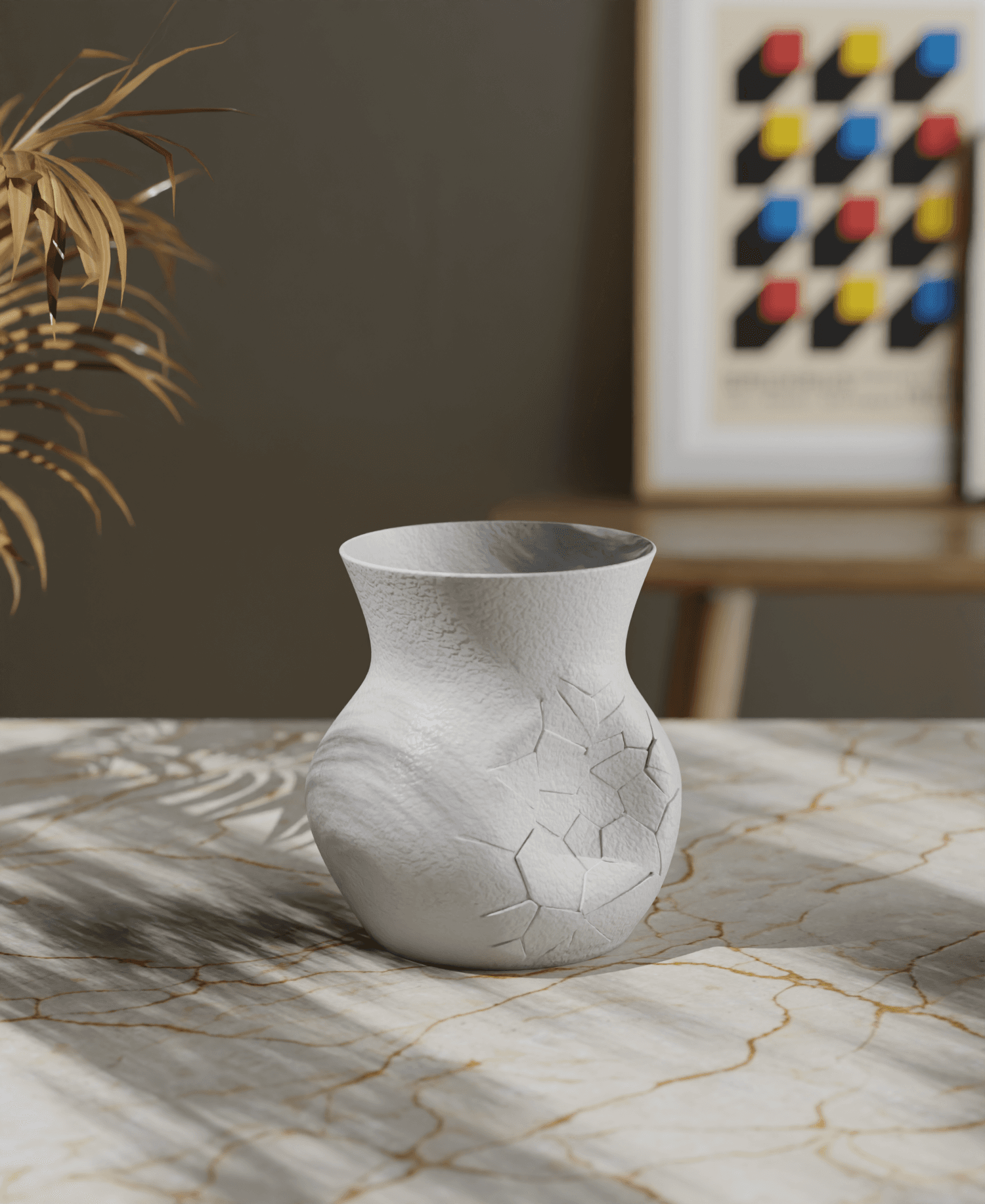 Shattered Pottery: An Artful Expression of Resilience 3d model