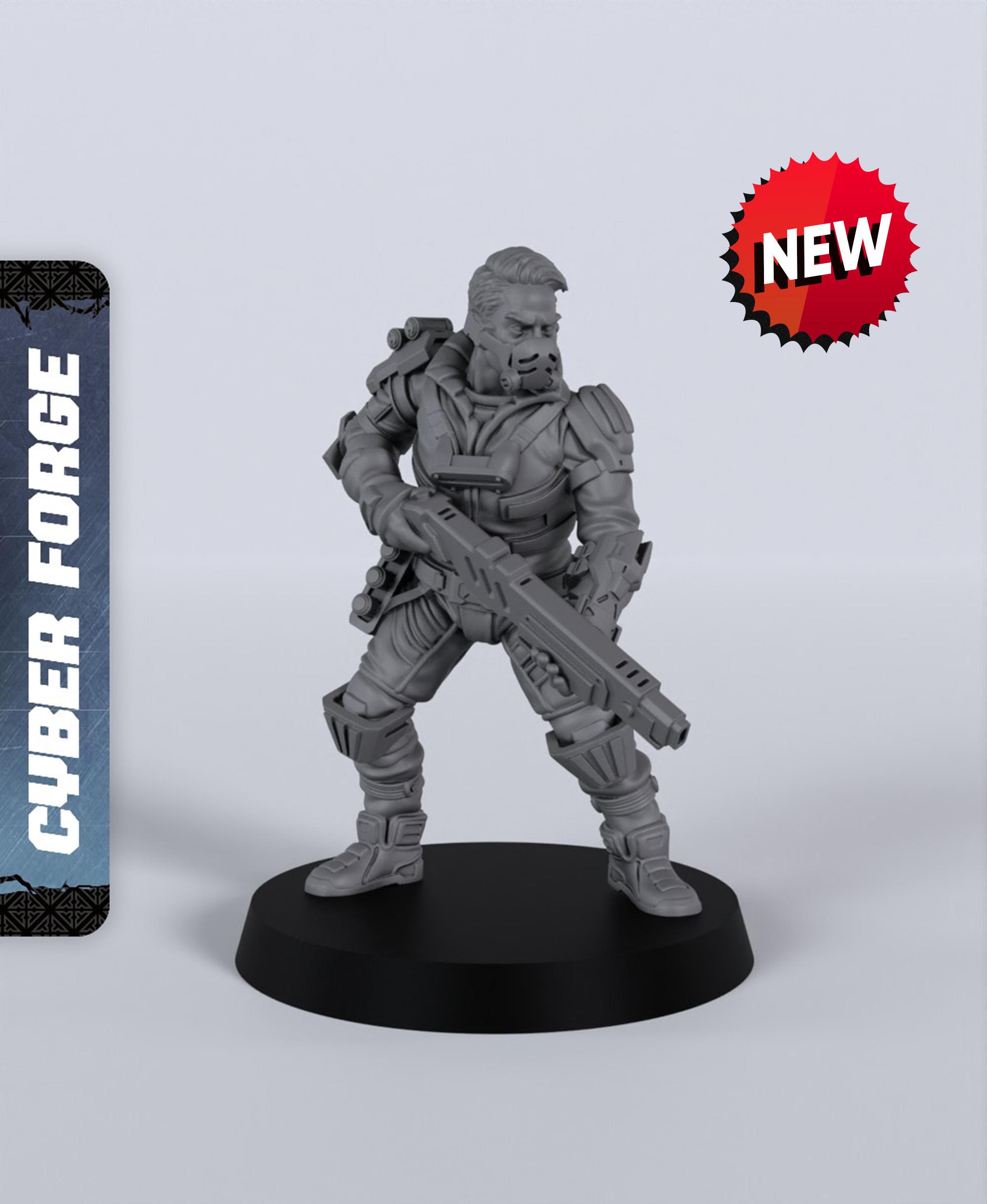 Sparkless Sonny - With Free Cyberpunk Warhammer - 40k Sci-Fi Gift Ideas for RPG and Wargamers 3d model