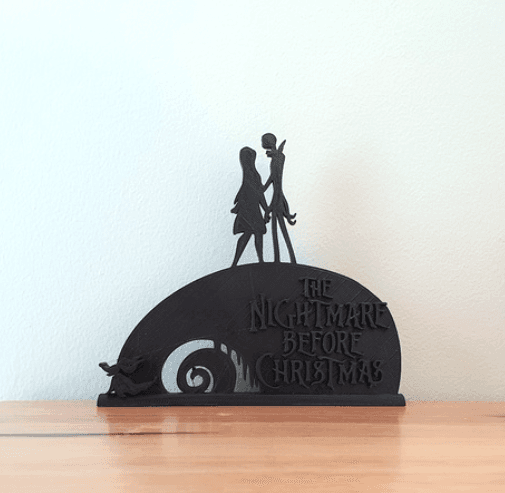Nightmare Before Christmas Ornament 3d model