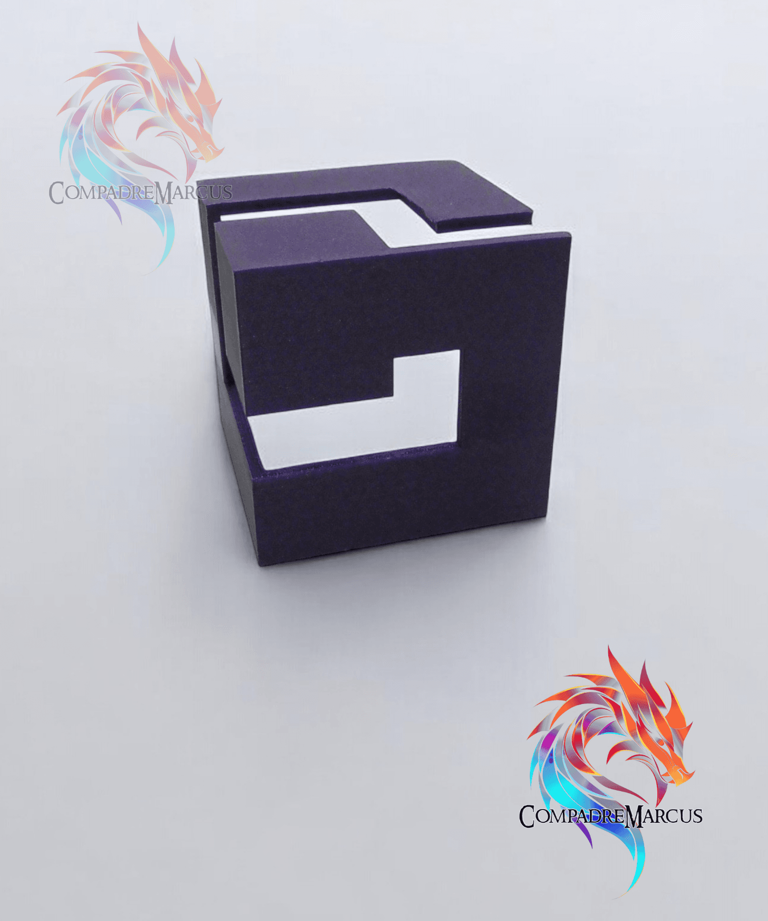 Gamecube Logo / Easy print / 3mf included 3d model