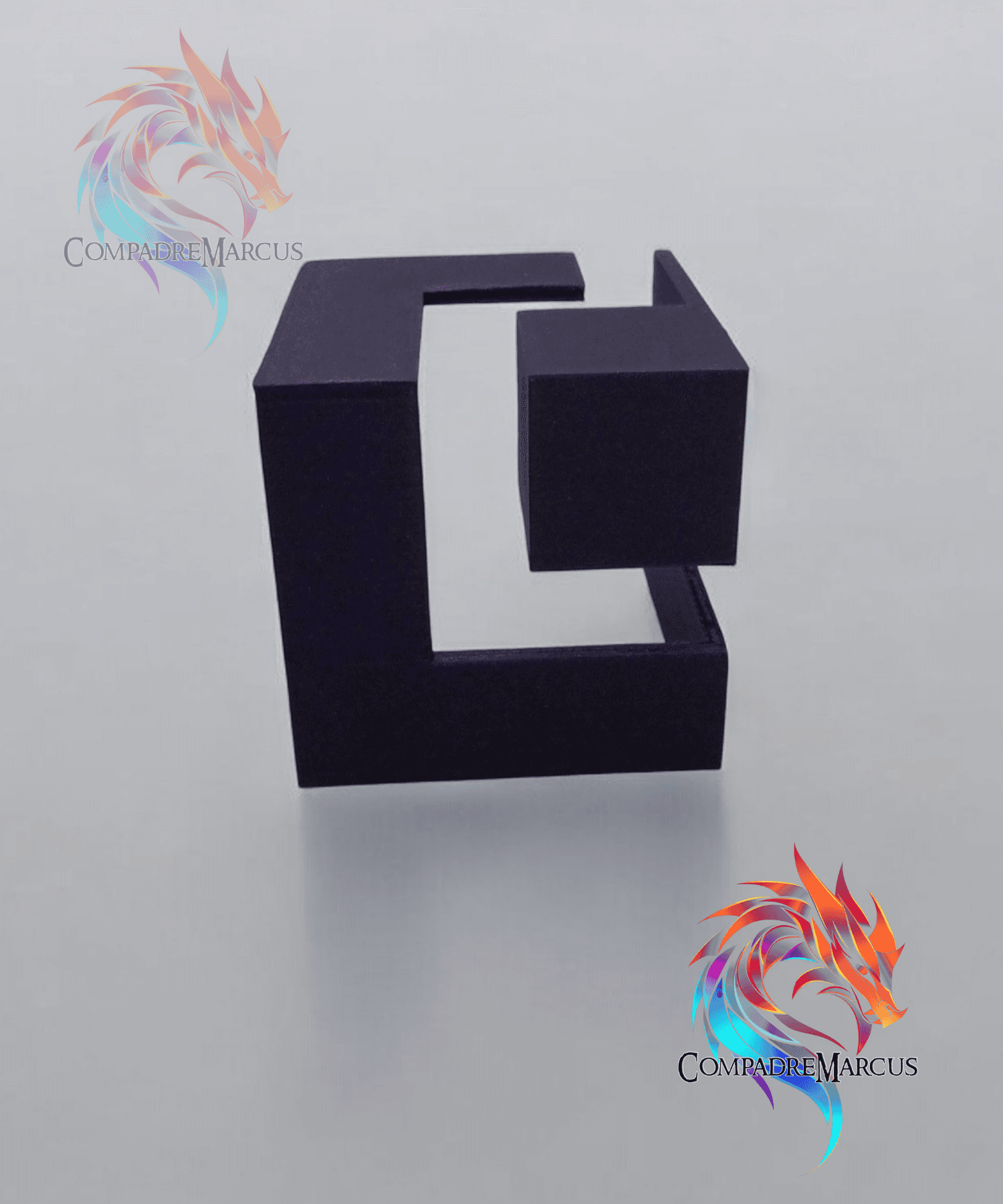 Gamecube Logo / Easy print / 3mf included 3d model