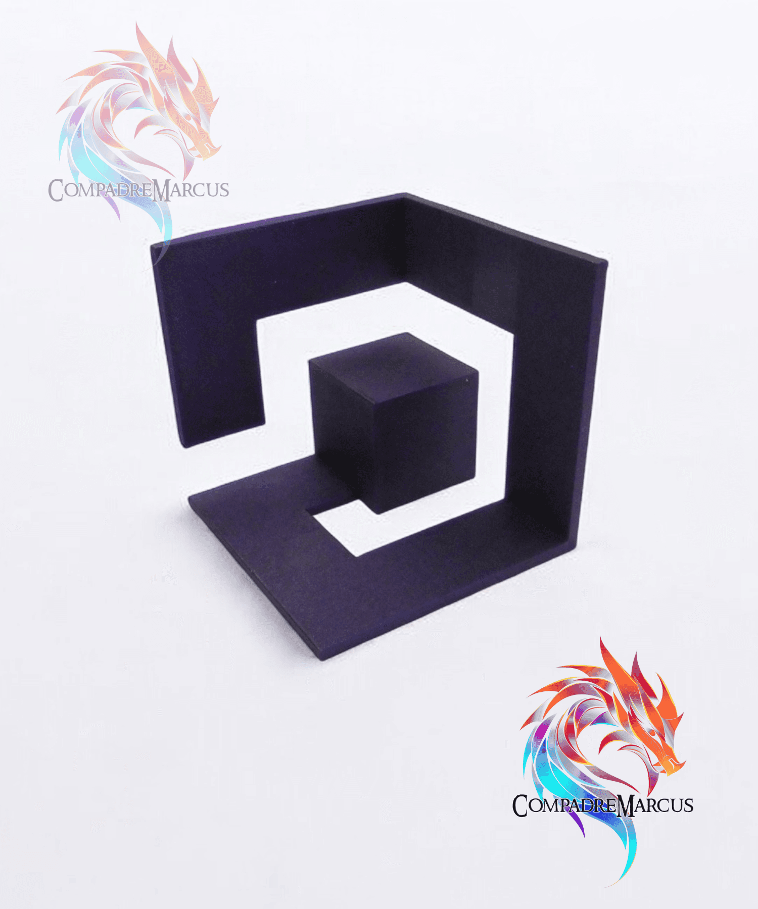 Gamecube Logo / Easy print / 3mf included 3d model