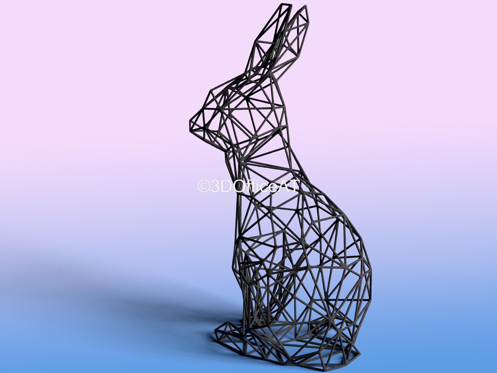 Rabbit 🐇🏠  3d model