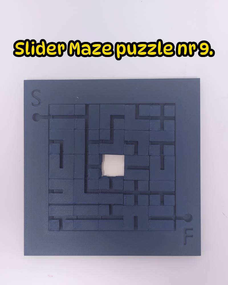 Slider Maze puzzle nr 9. 3d model