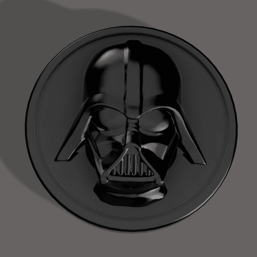 Darth Vader Coin 3d model