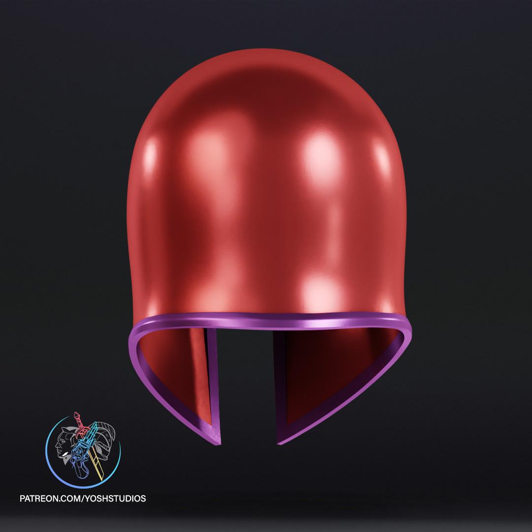 Comic Magneto Helmet 3D Print File STL 3d model