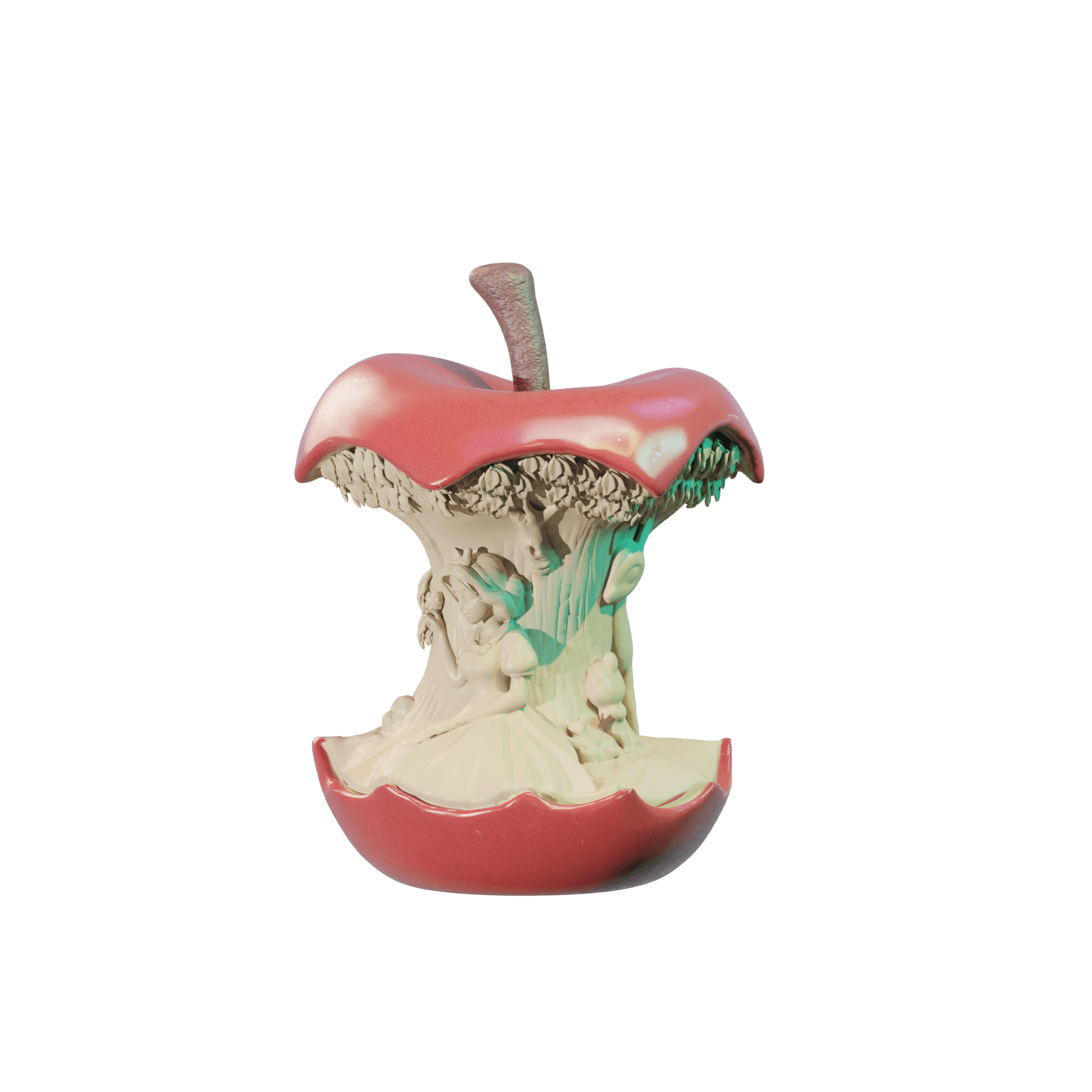 Snow White Apple 3d model