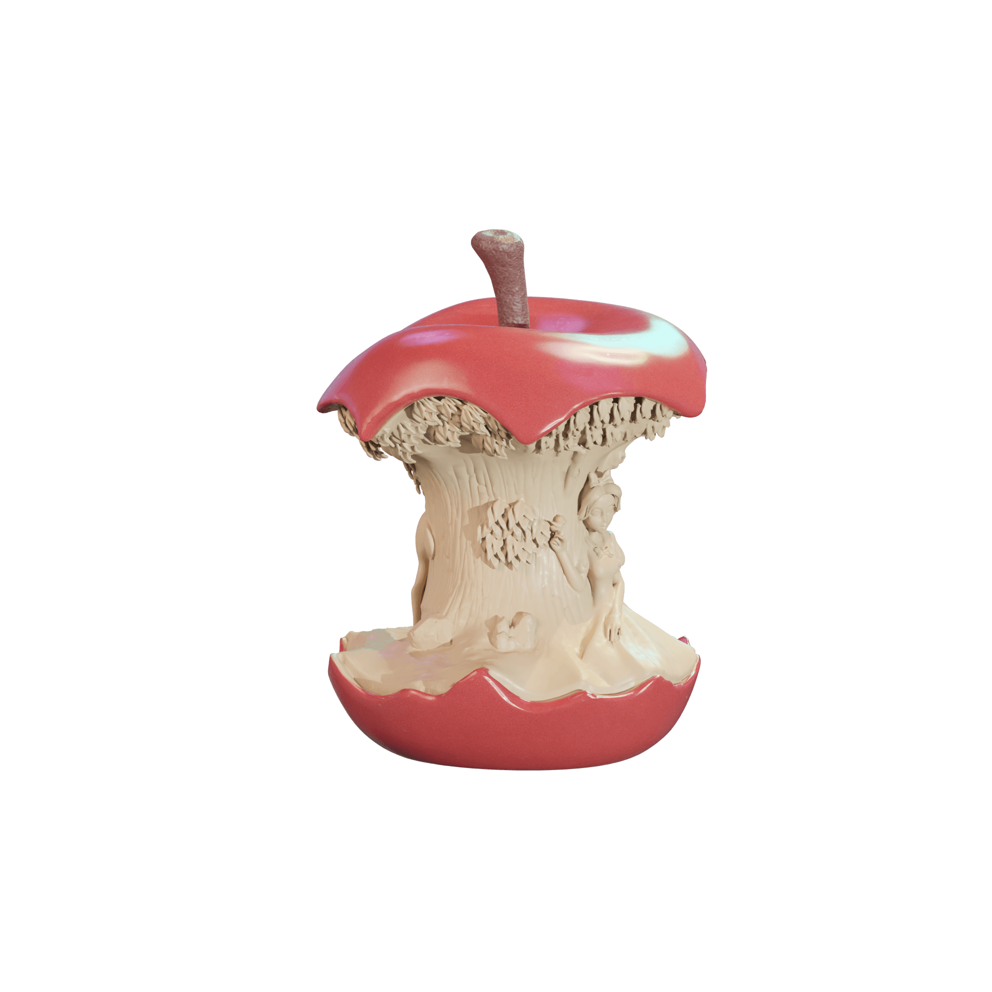 Snow White Apple 3d model