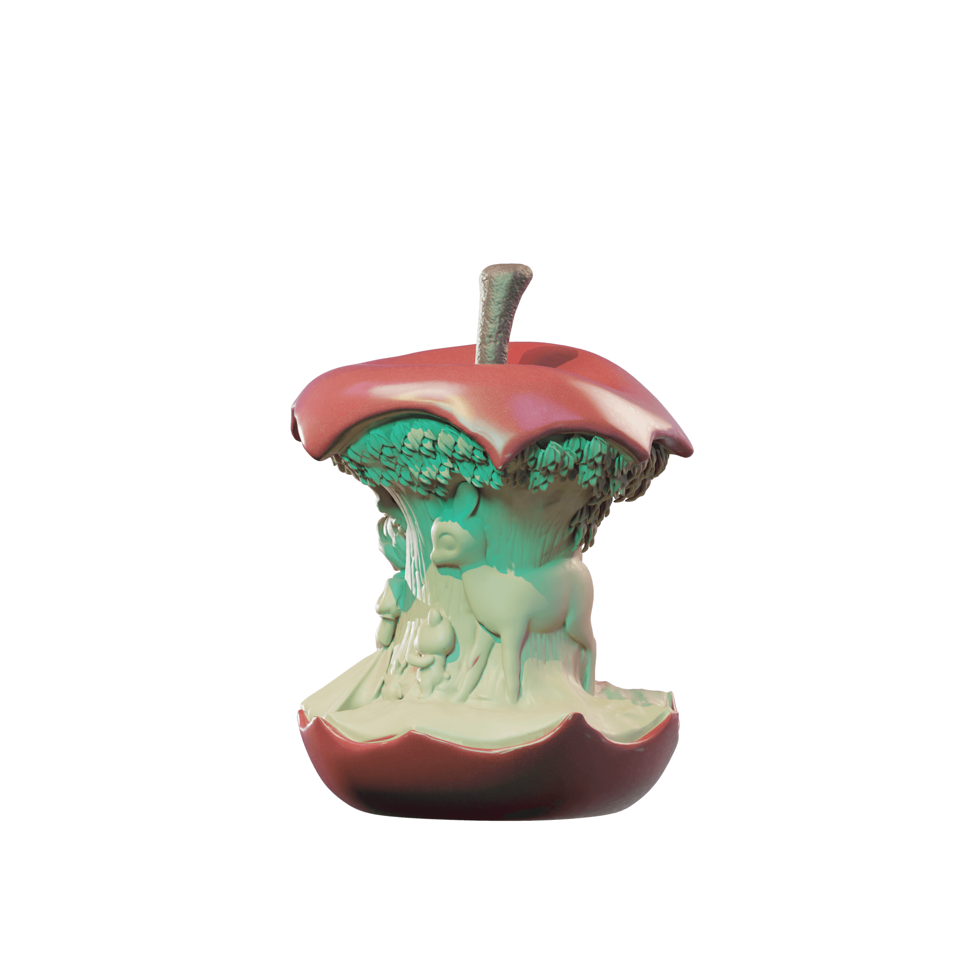 Snow White Apple 3d model