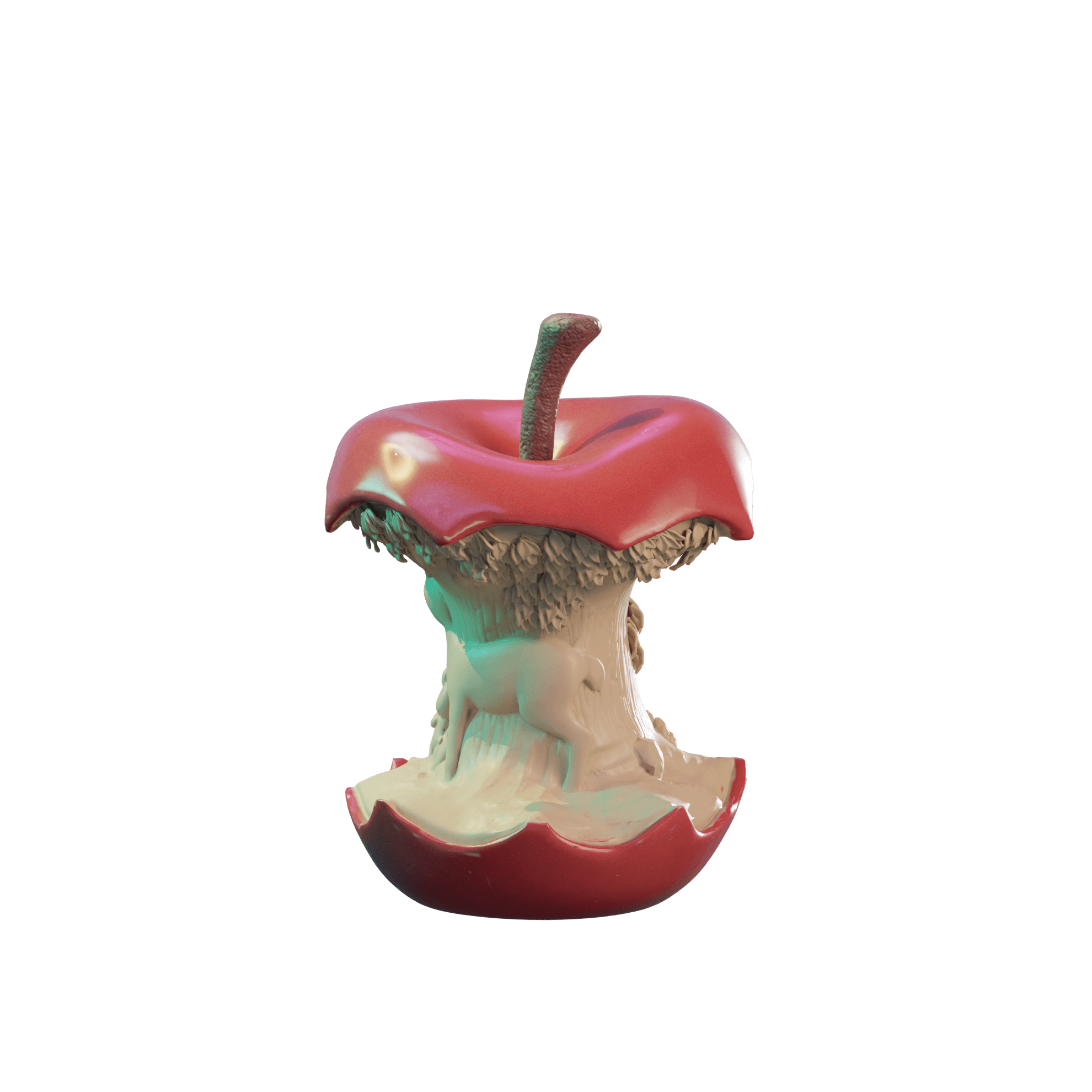 Snow White Apple 3d model