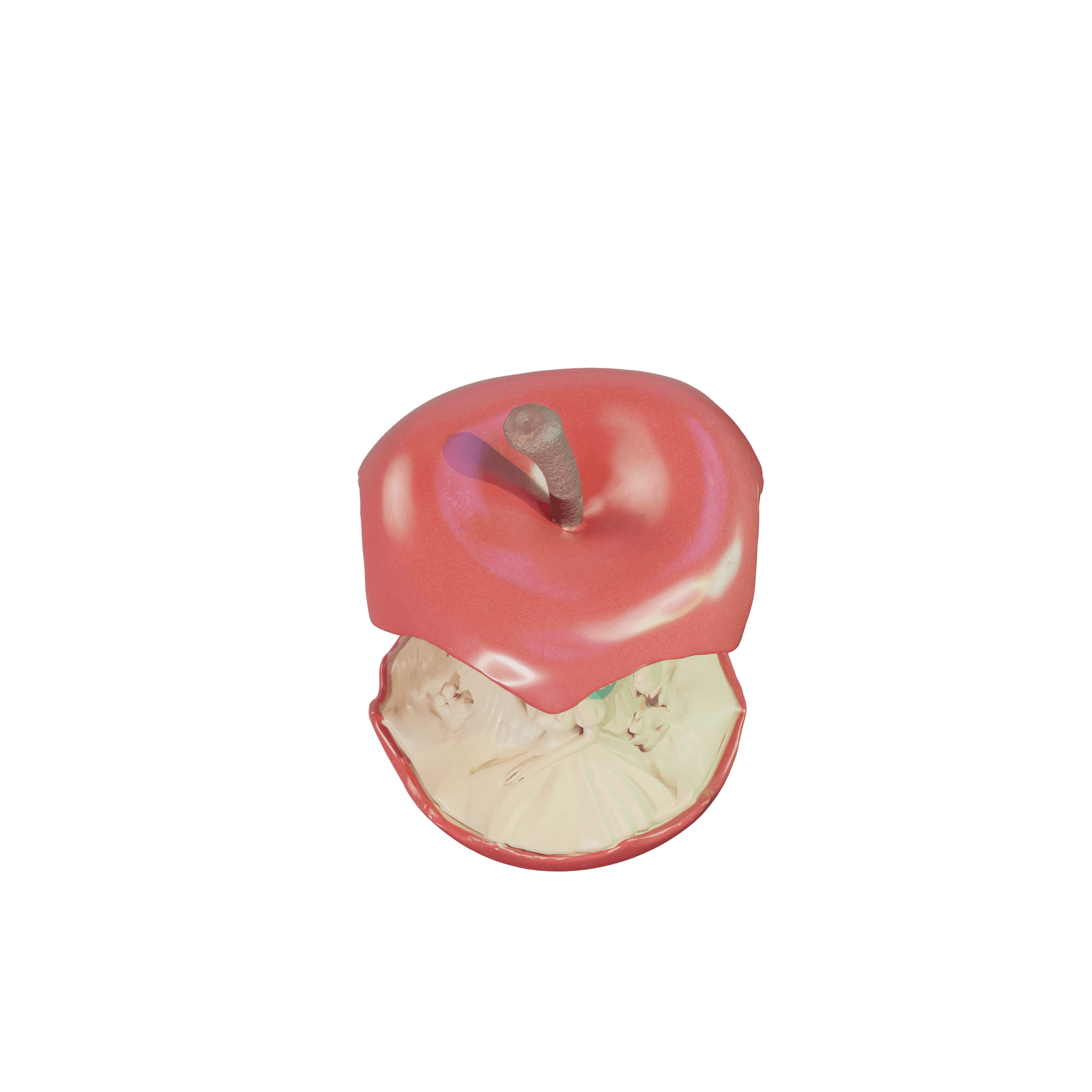 Snow White Apple 3d model