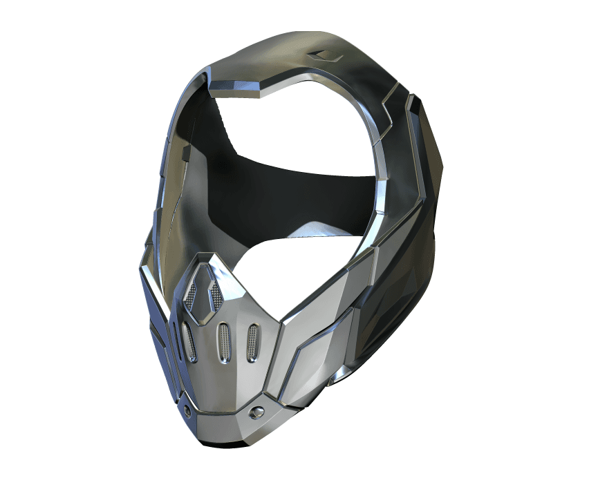 DC Bane Sci fi Mask 3d model