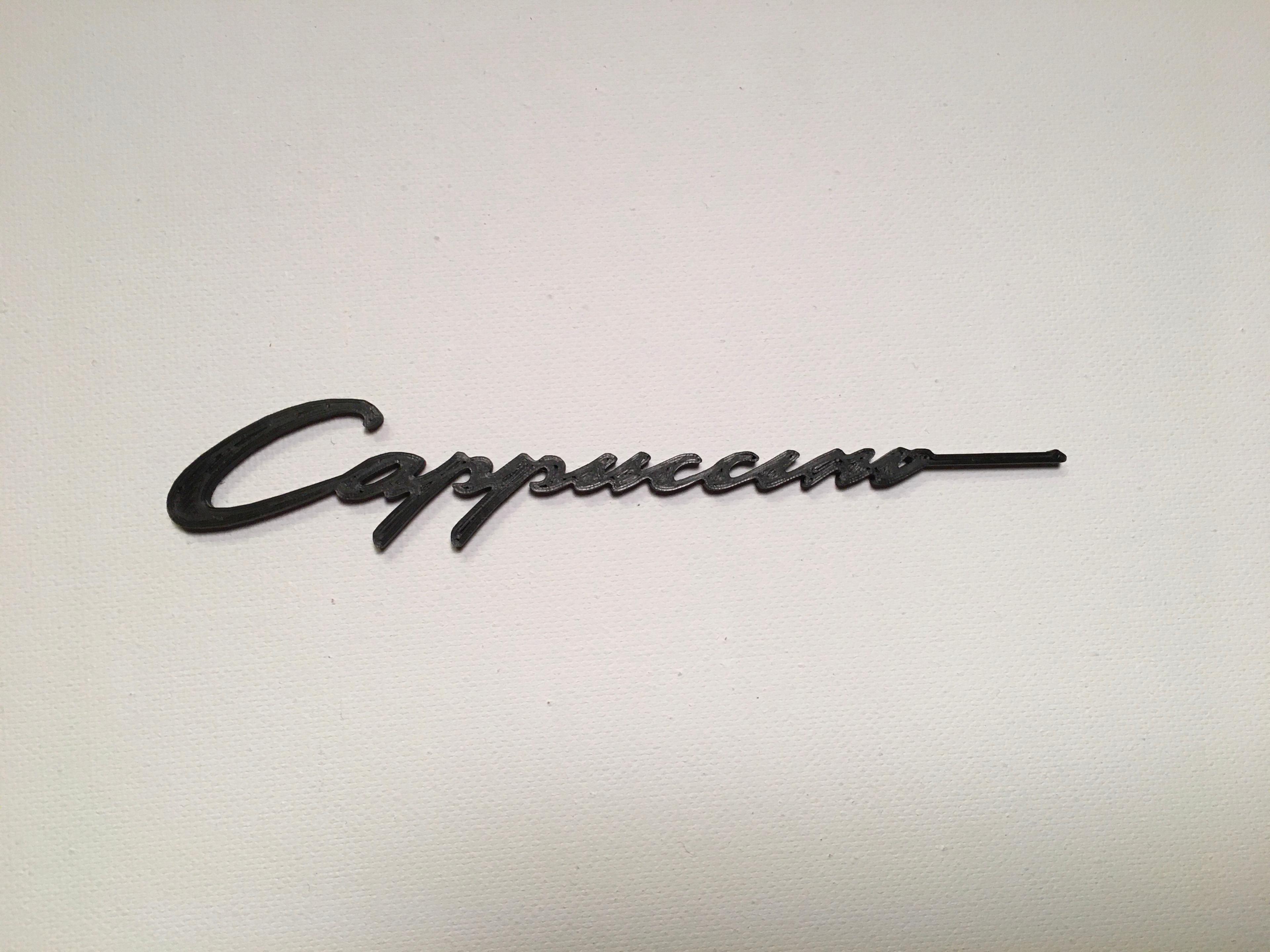 Cappuccino Badge.stl 3d model