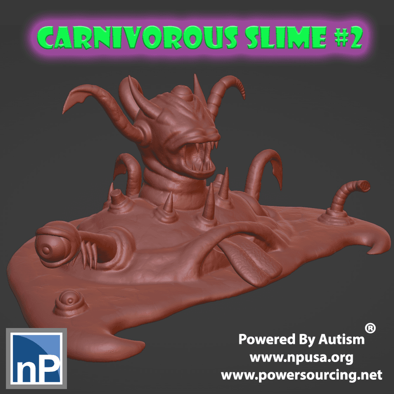 Giant Carnivorous Slime 2 3d model