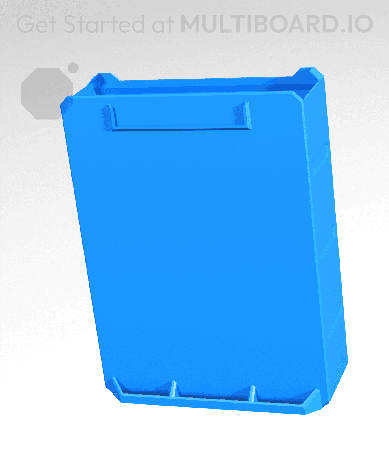 3x4x1-Deep - Multibin Simple Drawer 3d model