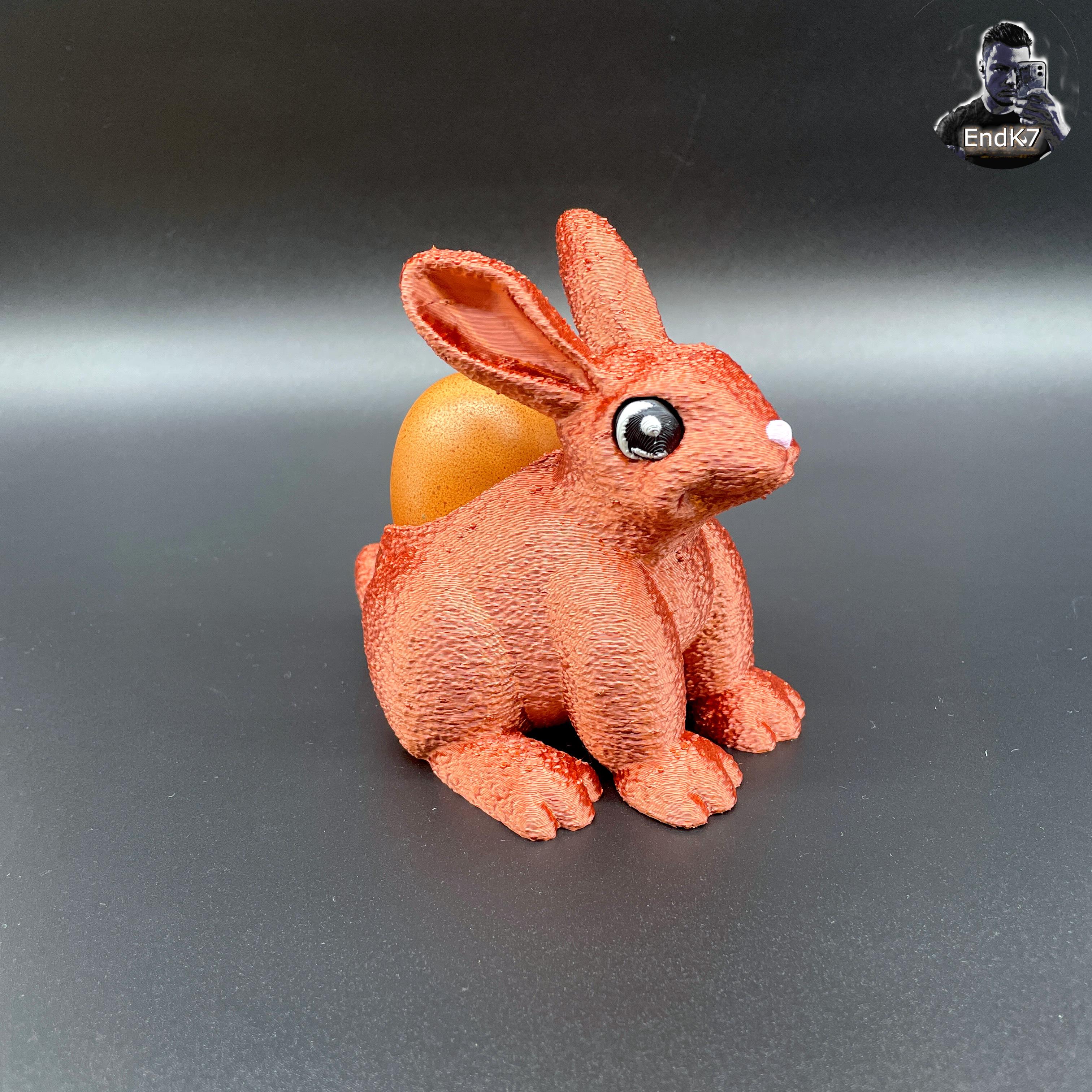 Cute Bunny Egg Holder 🐇 3d model
