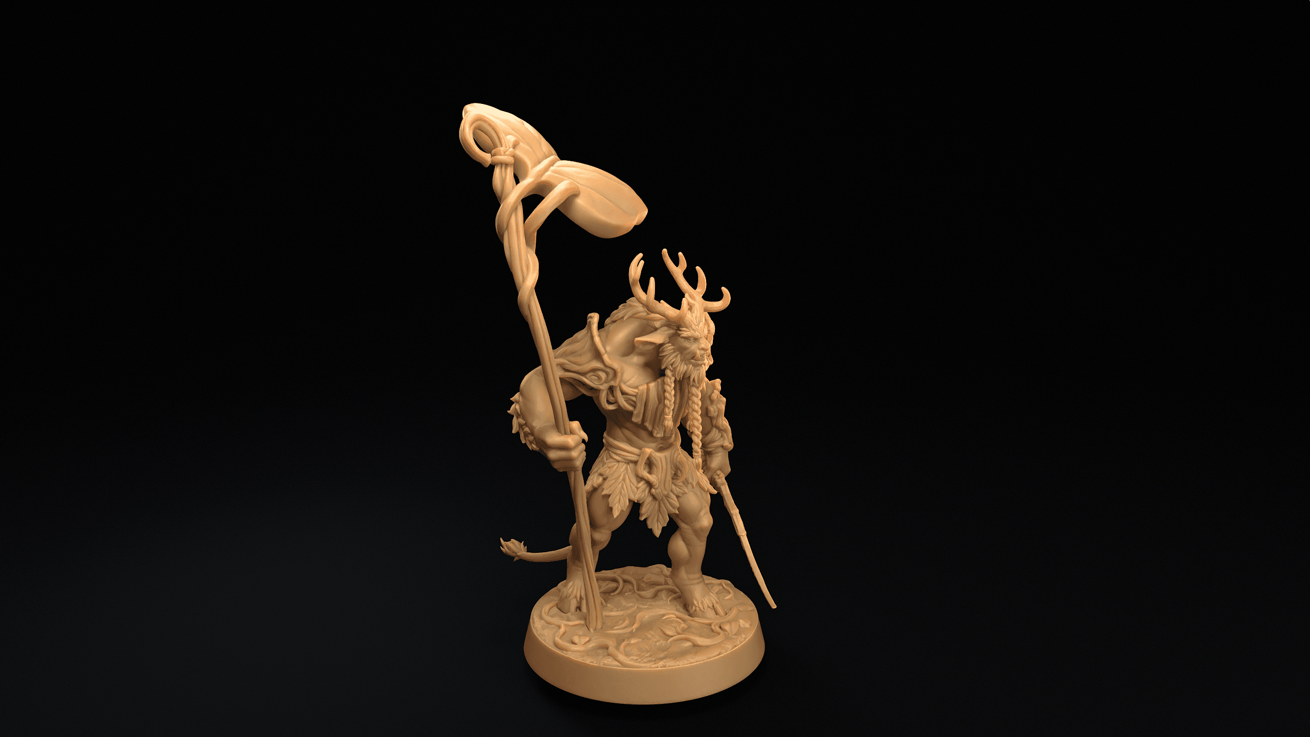 Forestfolk Command Group with Swords 3d model