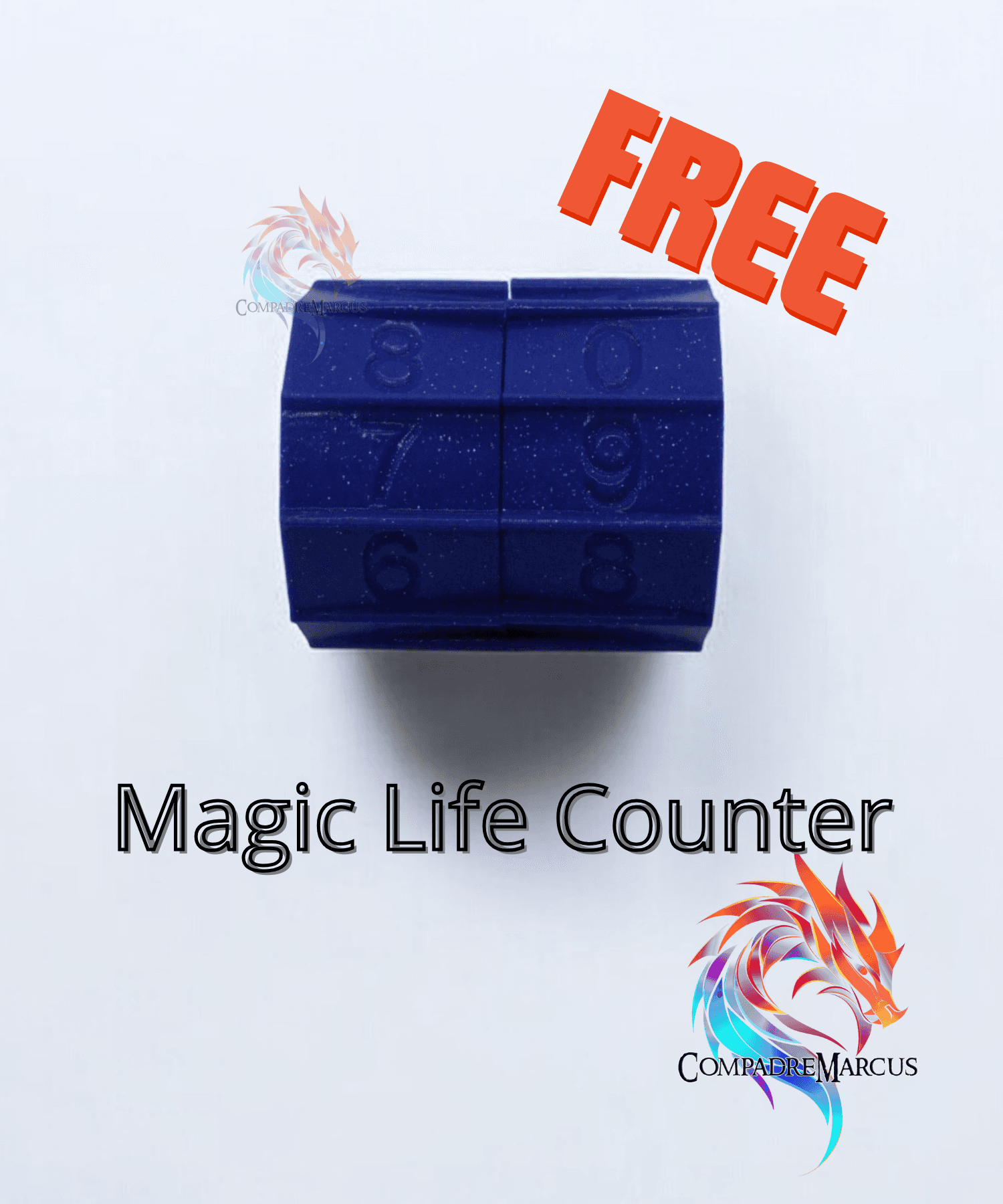 Magic Life Counter / no supports / 3mf included 3d model