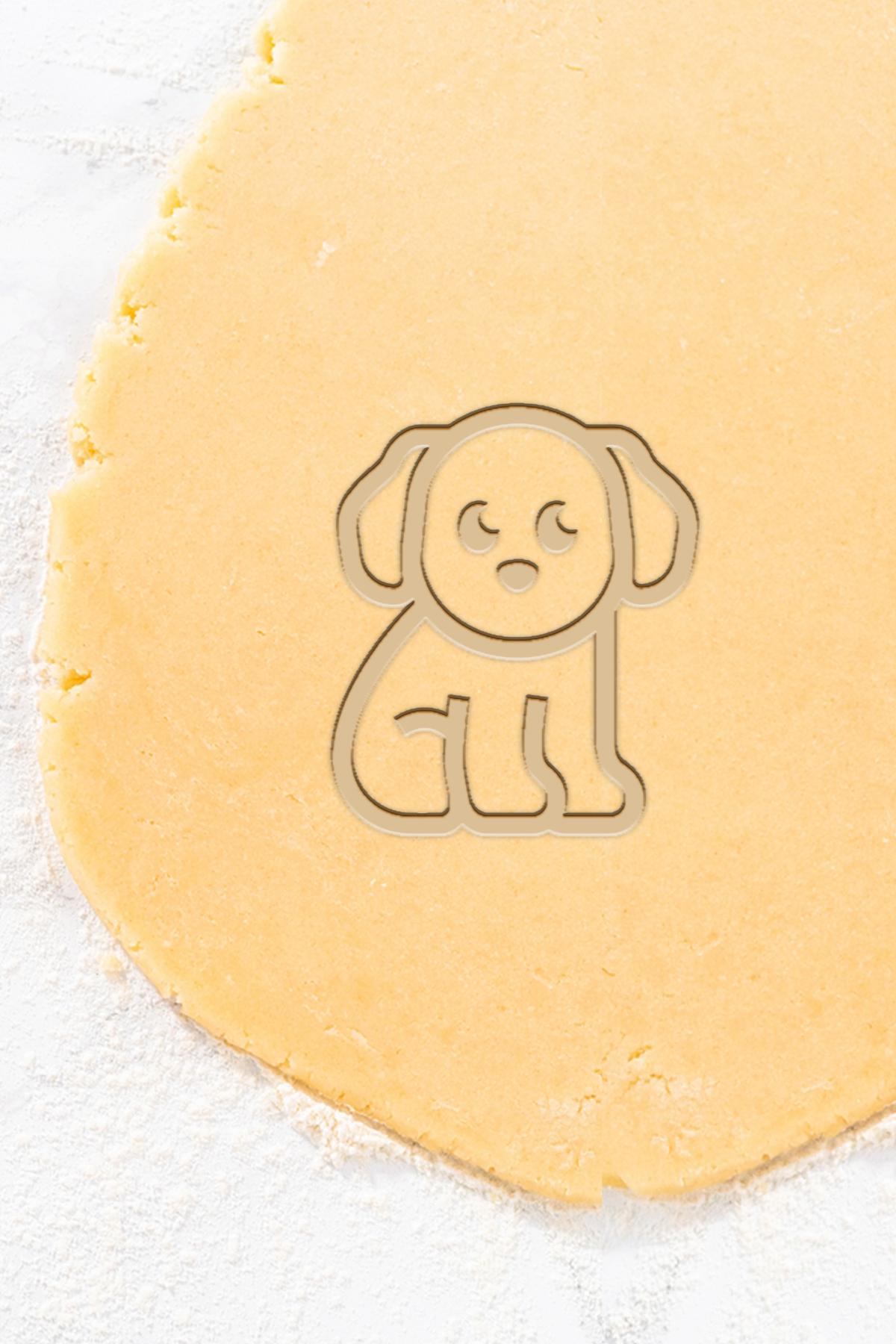 Dog Cookie Cutter, Biscuit Cutter 3d model