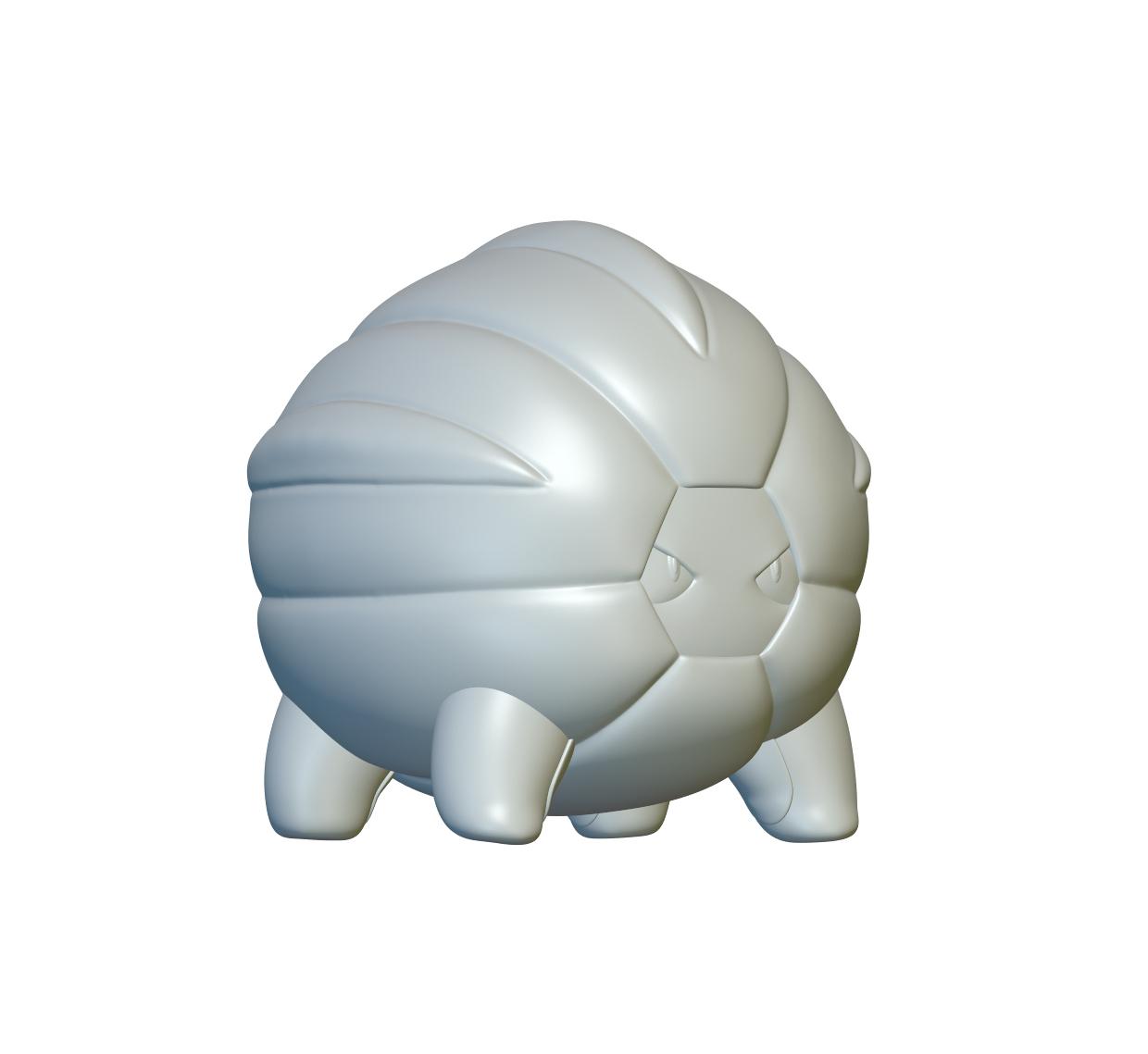 Pokemon Shelgon #372 - Optimized for 3D Printing 3d model