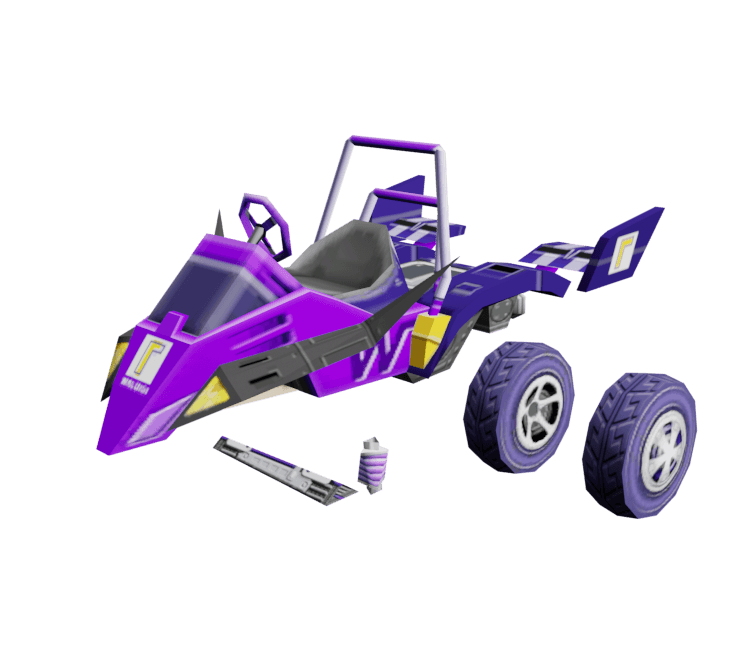 Waluigi Racer 3d model