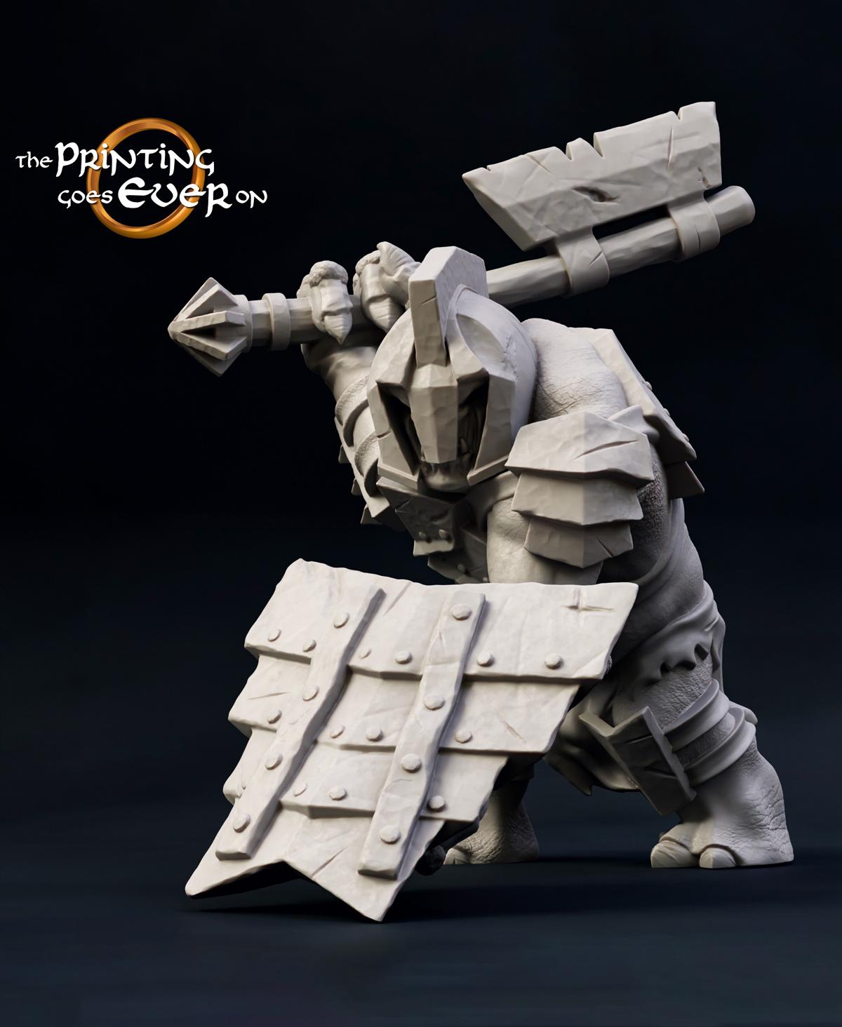 Armored Troll 3d model