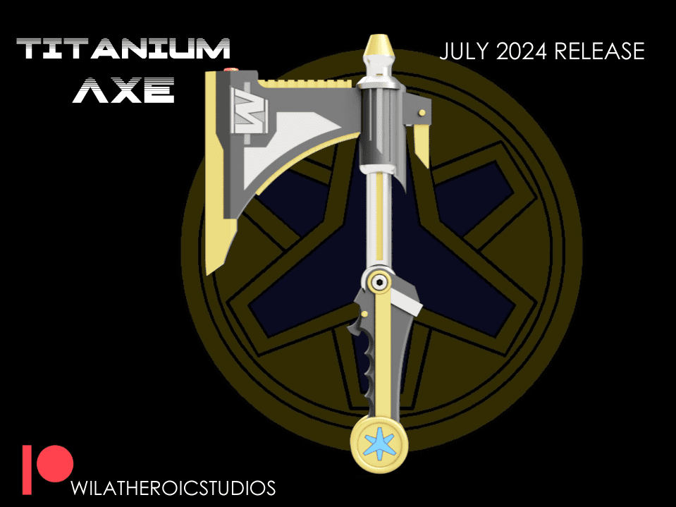 Titanium Laser [Converts to Axe Mode] 3d model