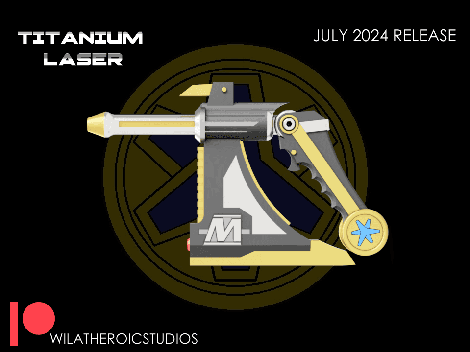 Titanium Laser [Converts to Axe Mode] 3d model