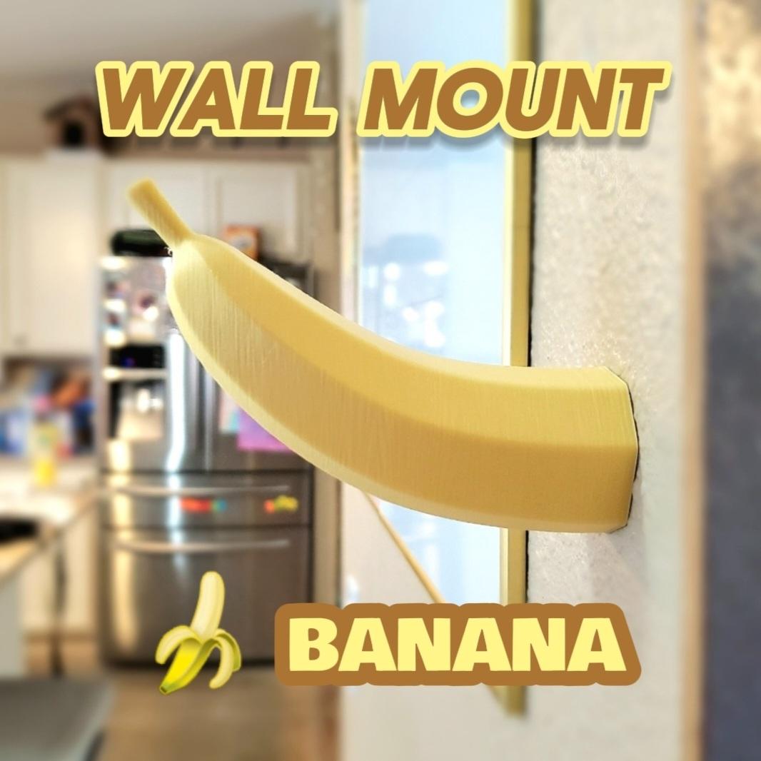 Banana Decorative Food-Themed Hanging Wall Art :: LOW-HANGING FRUIT [SET] 3d model