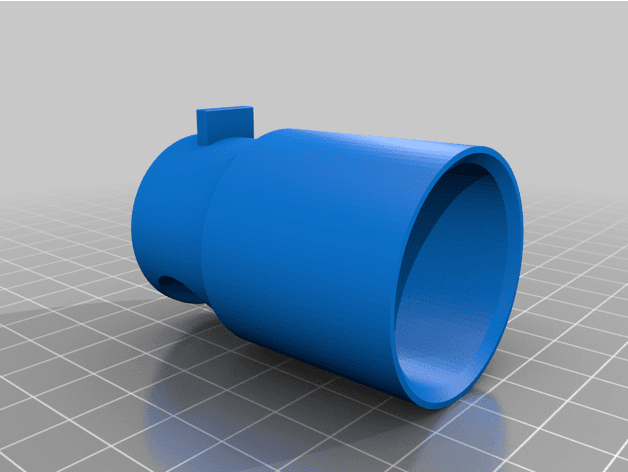 Milwaukee Handkreissäge CCS44 M12 Absaugstuzten 3d model