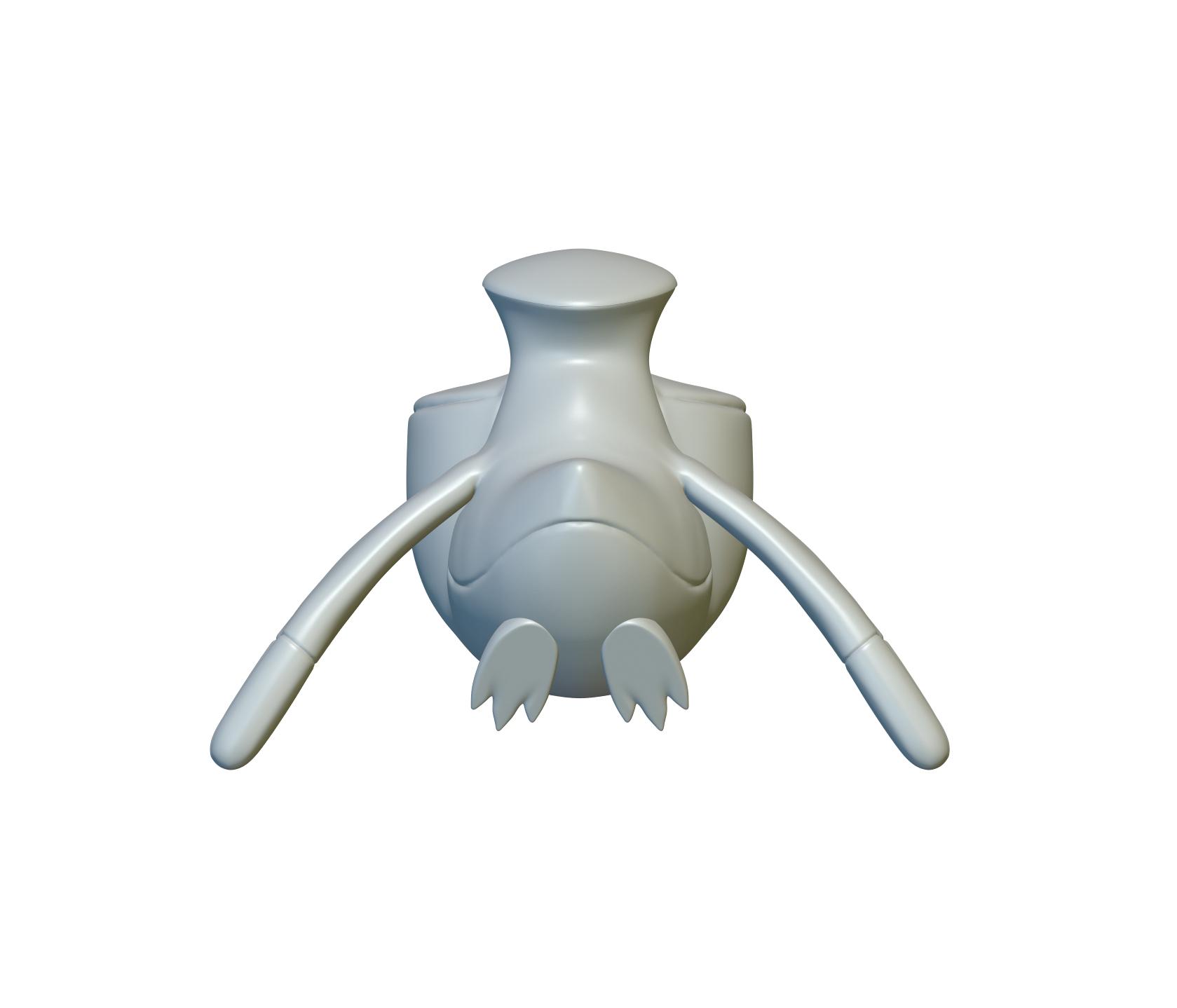 Pokemon Pelipper #279 - Optimized for 3D Printing 3d model
