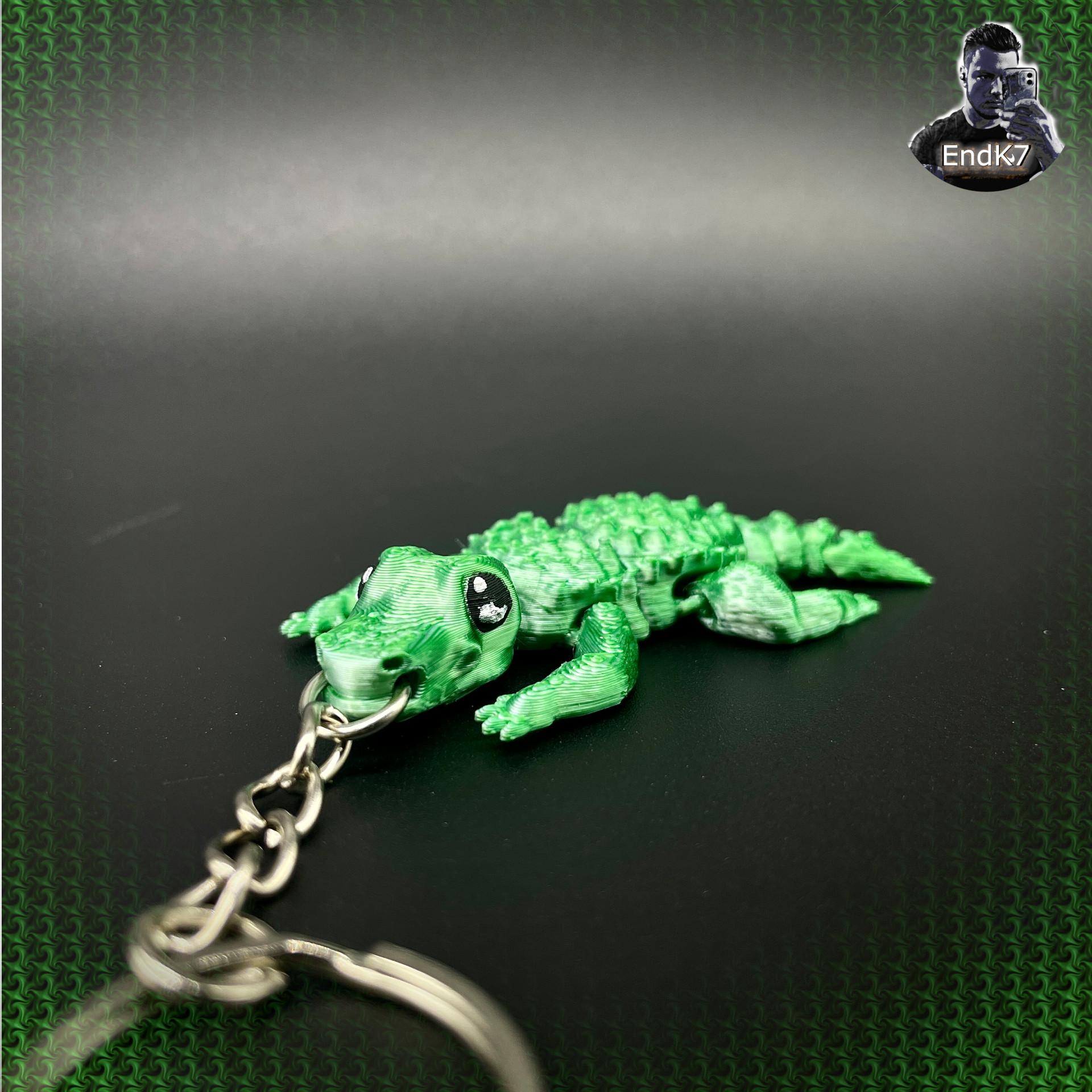 Crocodile Keychain 🐊 3d model