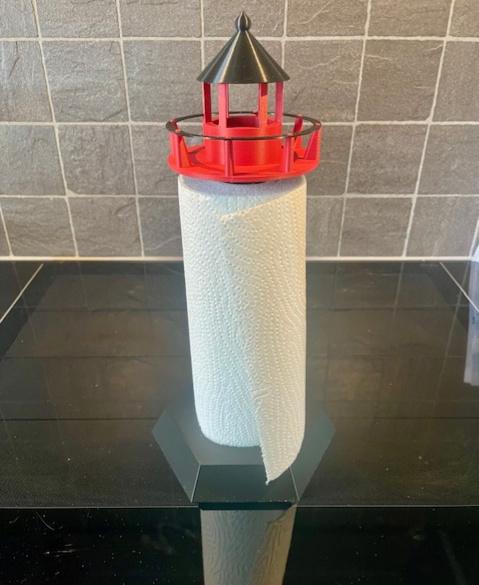 Lighthouse - paper towel holder #FunctionalArt - Lighthouse - 3d model
