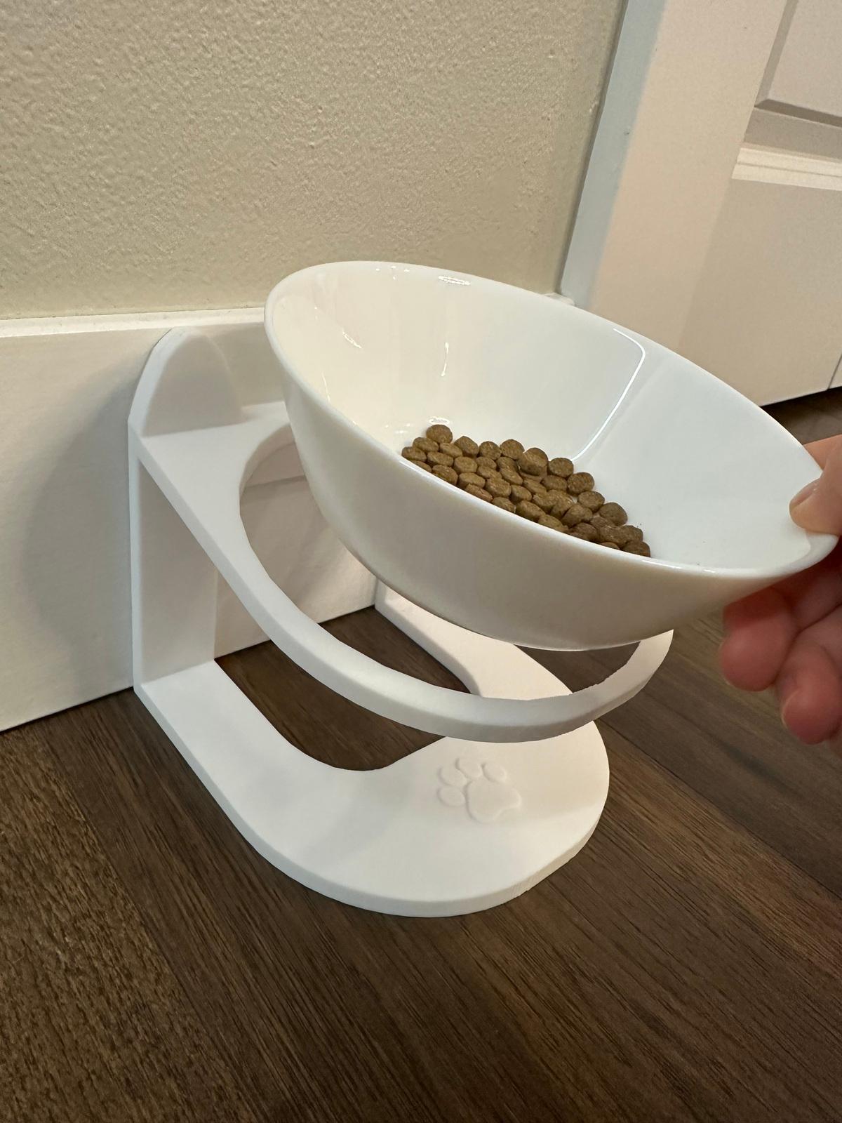 Elevated Cat Bowl stand 3d model