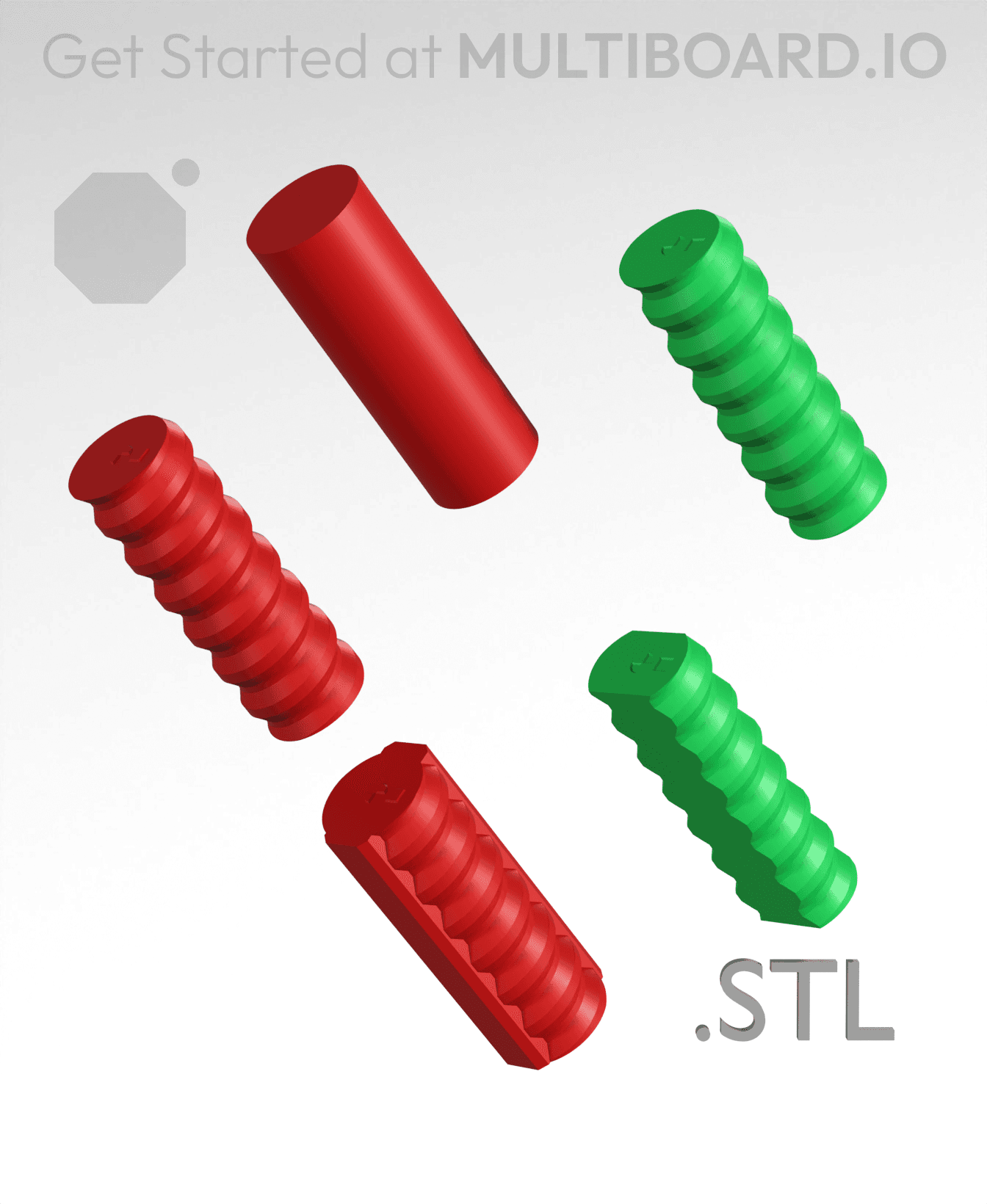 Small Threads - STL Multiboard Remixing Files 3d model