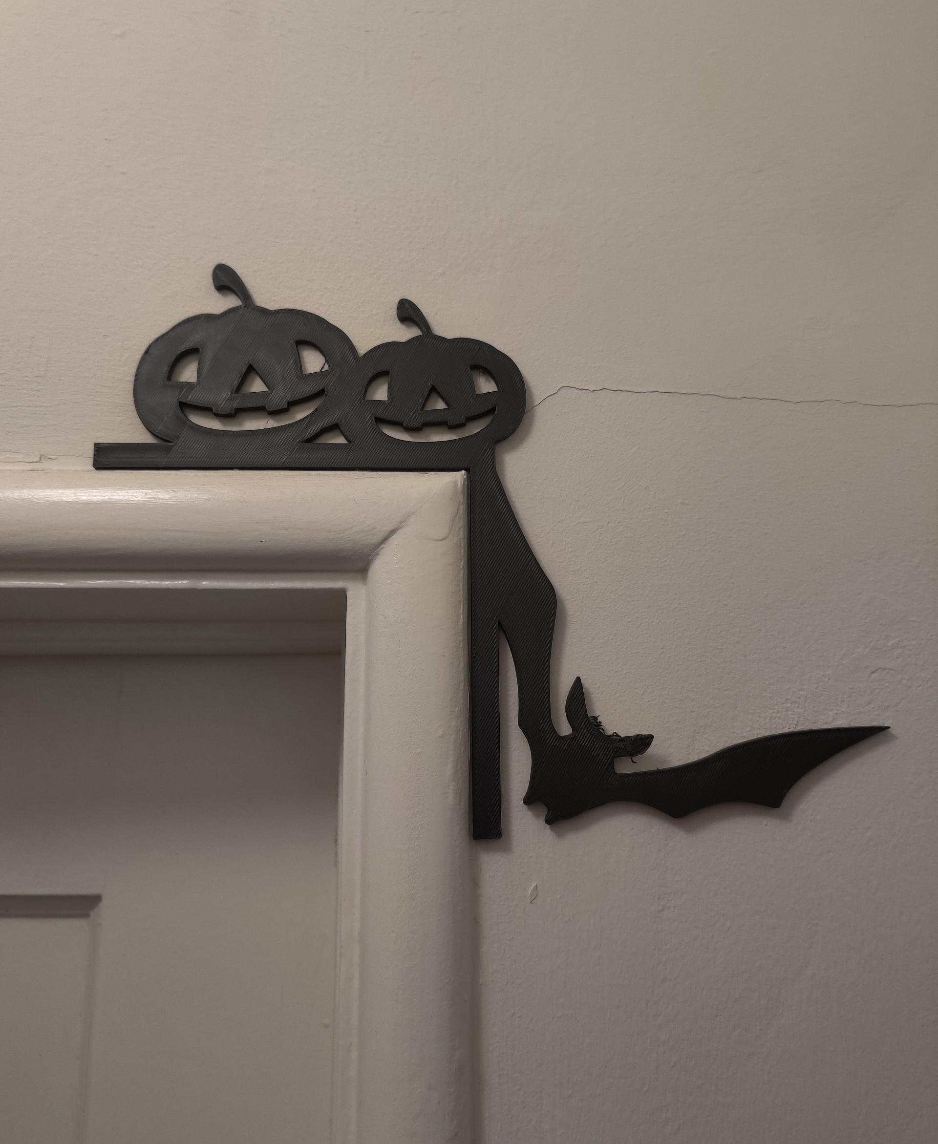 Halloween Door Corner Decoration 3 3d model