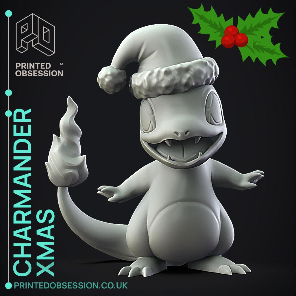 Charmander Xmas - Pokemon - Fan Art - 3D model by printedobsession on ...