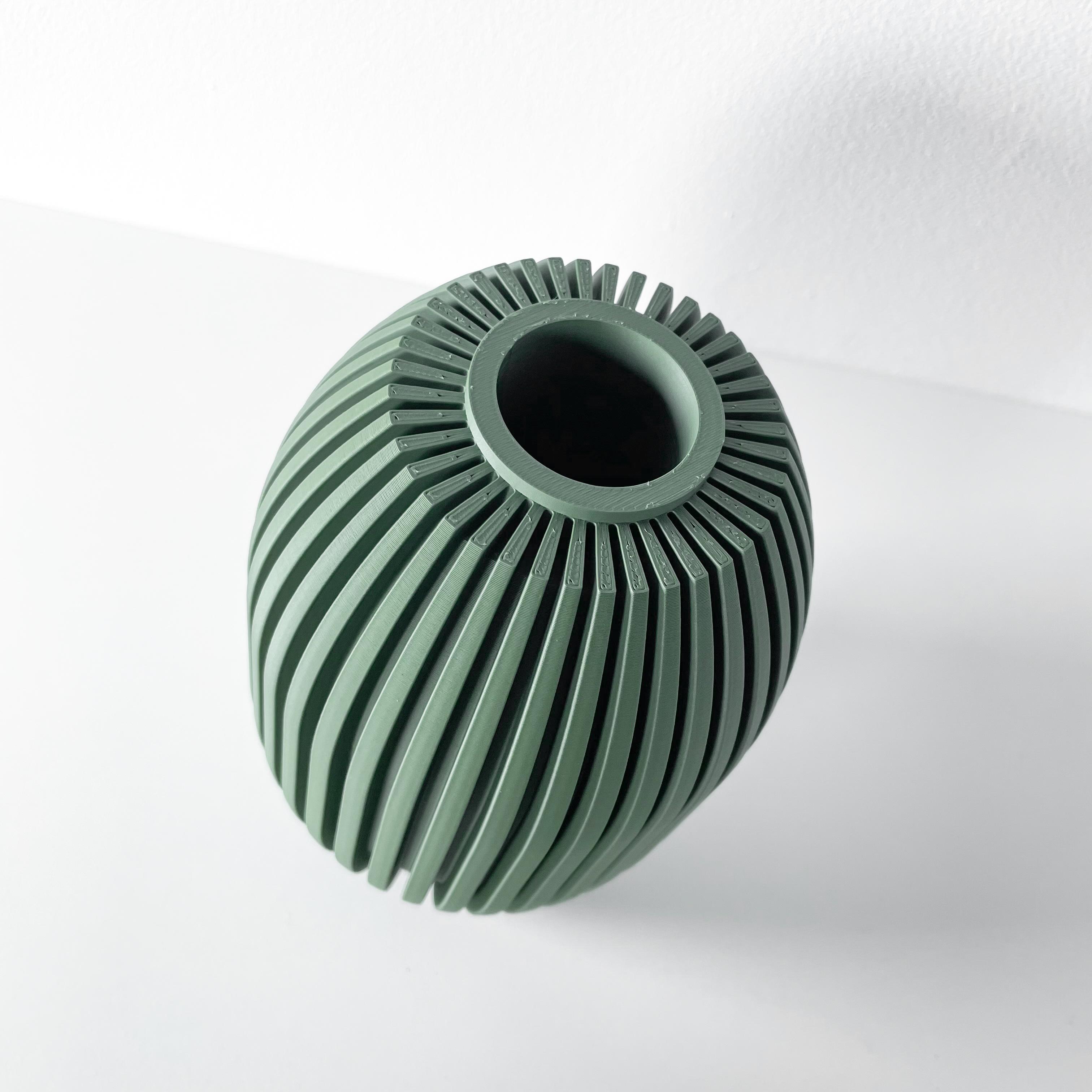 The Eclano Vase, Modern and Unique Home Decor for Dried and Flower Arrangements  | STL File 3d model