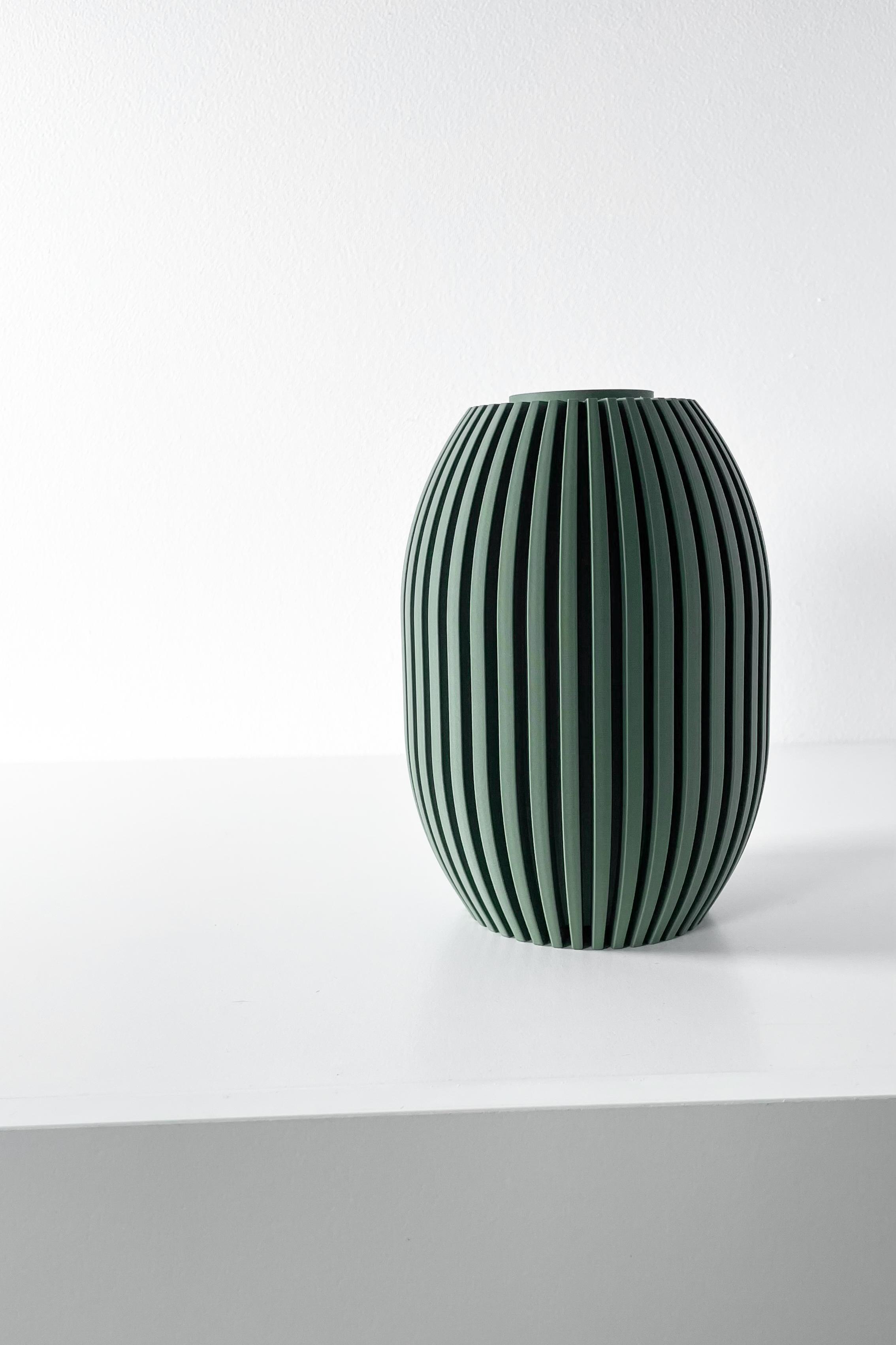 The Eclano Vase, Modern and Unique Home Decor for Dried and Flower Arrangements  | STL File 3d model