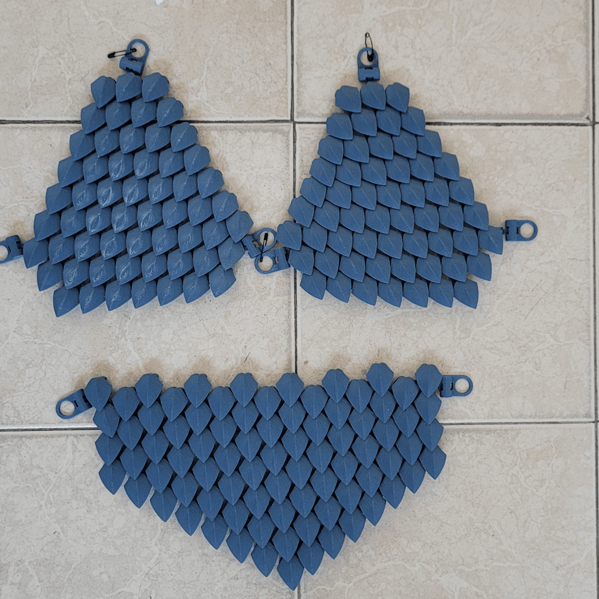 Articulated Scalemail Lingerie 3D Printing Model 3d model