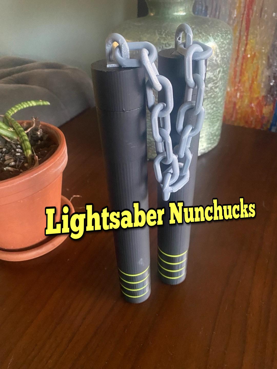 The Lightsaber Nunchucks 3d model