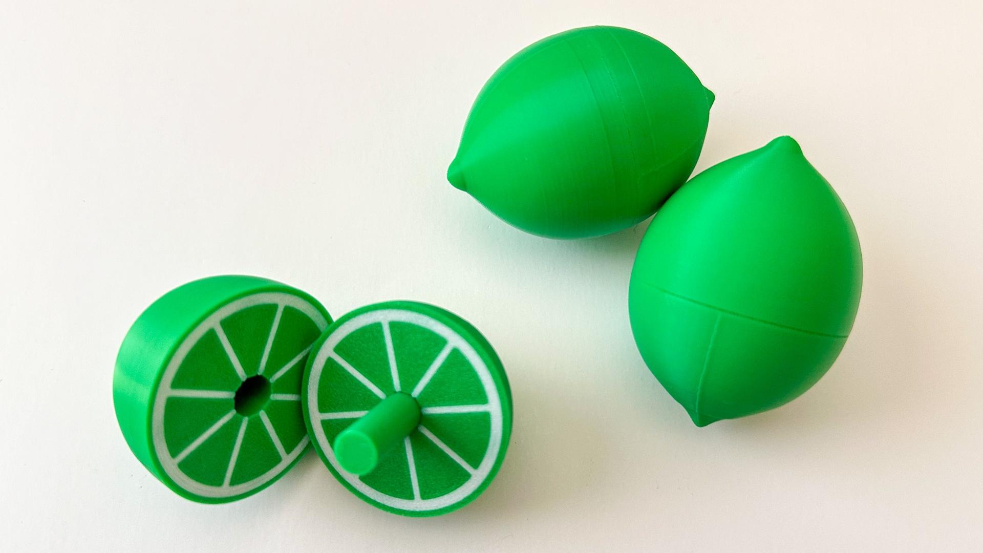 Clicky Citrus Spinners (2-in-1 Fidget Toys) 3d model