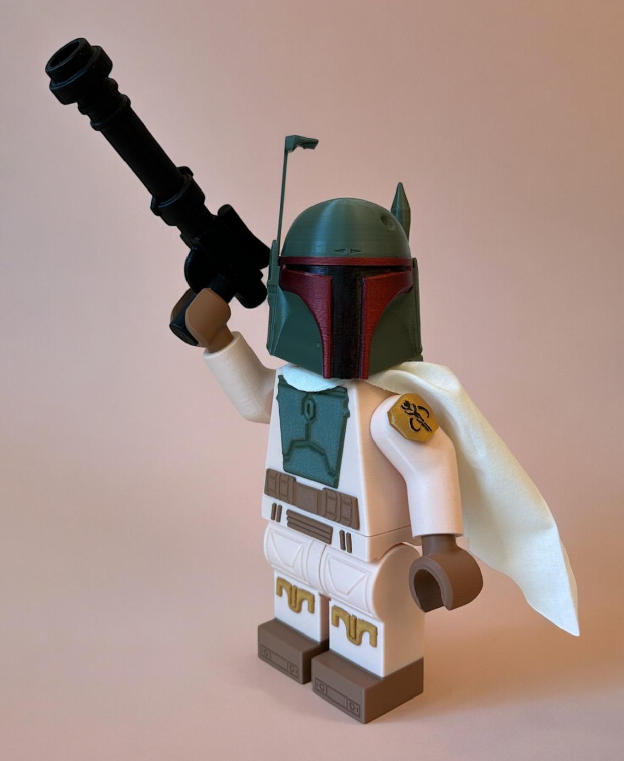 Boba Fett (6:1 LEGO 3d model