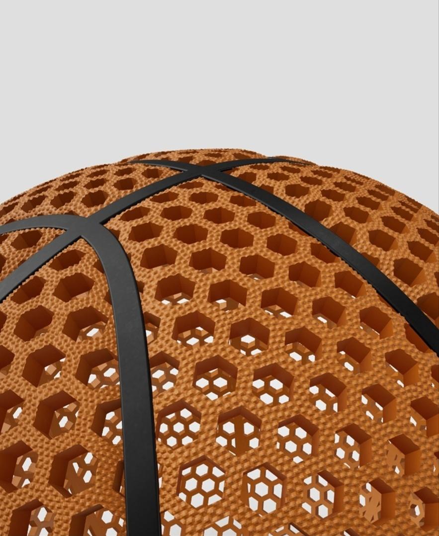 AIRLESS BASKETBALL - Non-Slip Surface 3d model