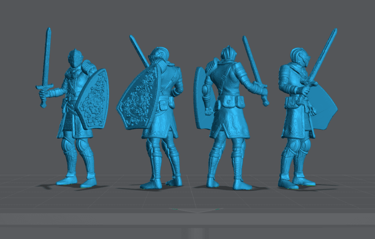 Elite Knight - Dark Souls - 3D Printable STL Model  3d model