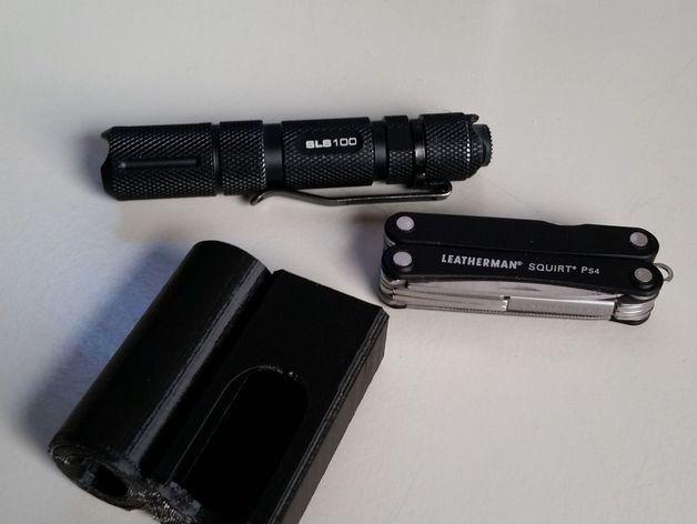 Box for Leatherman Squirt PS4 and Walther SLS 100 Flashlight 3d model