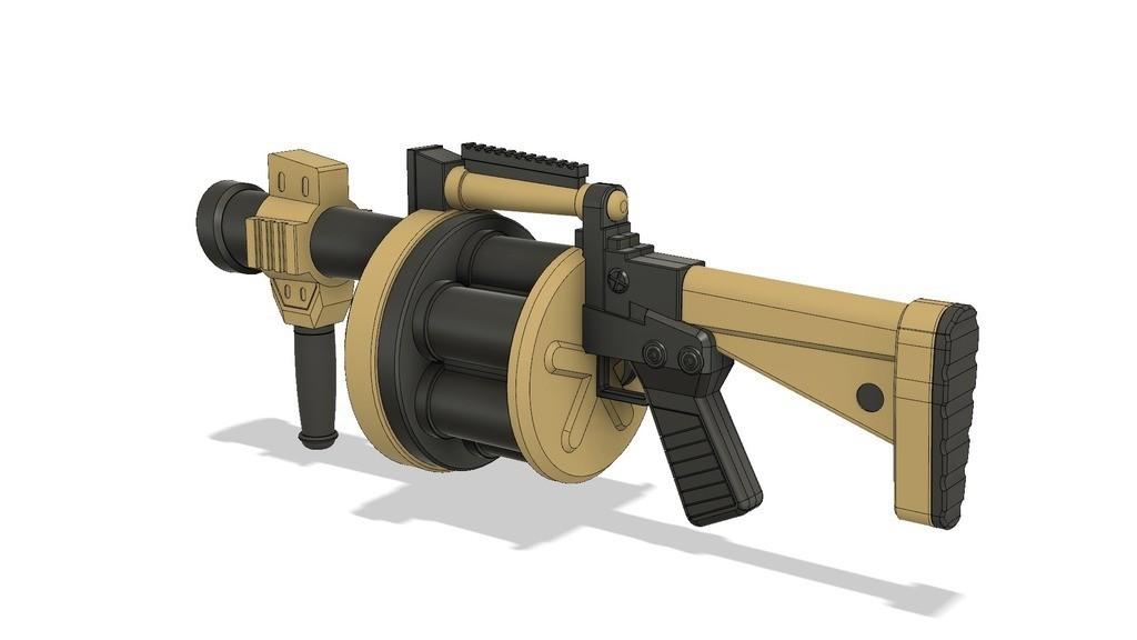 Fortnite Grenade Launcher 3d model